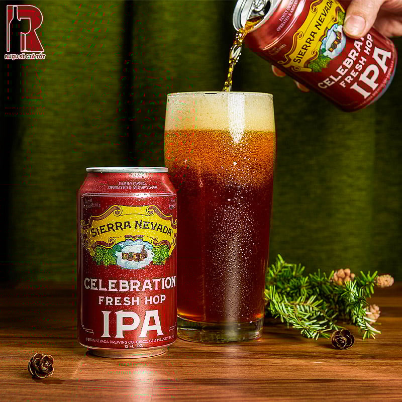 Bia Mỹ Sierra Nevada mang đến hương vị hoa bia Cascade mạnh mẽ thơm lừng