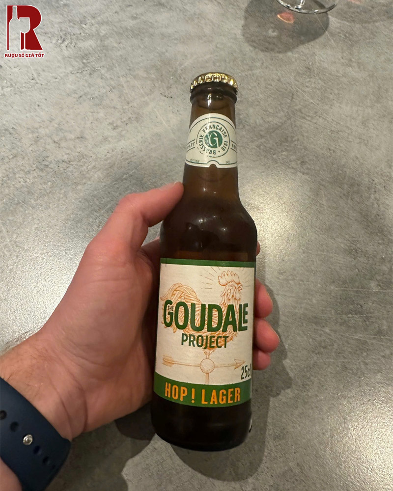 Thiết Kế Chai Bia Pháp La Goudale Project Hop Lager