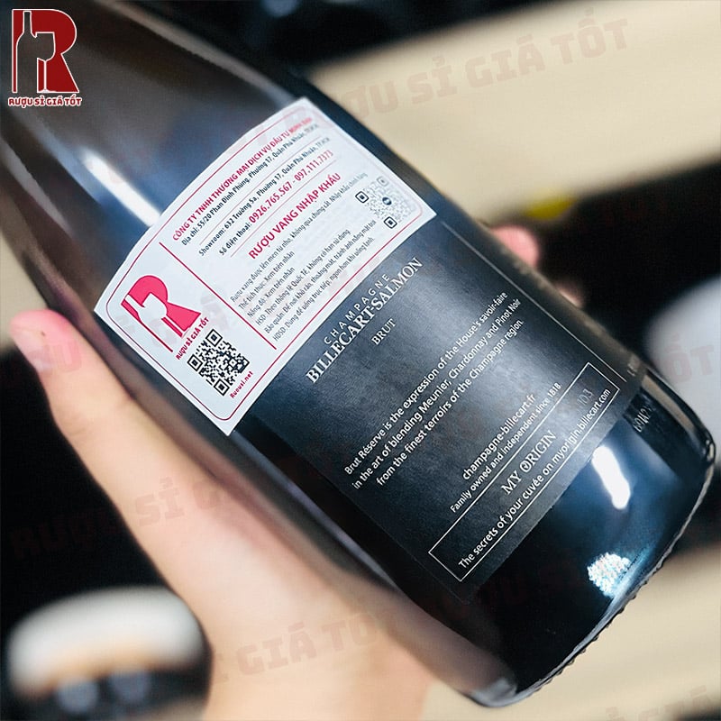 Champagne Billecart-Salmon Brut Réserve nhập khẩu giá rẻ chính hãng
