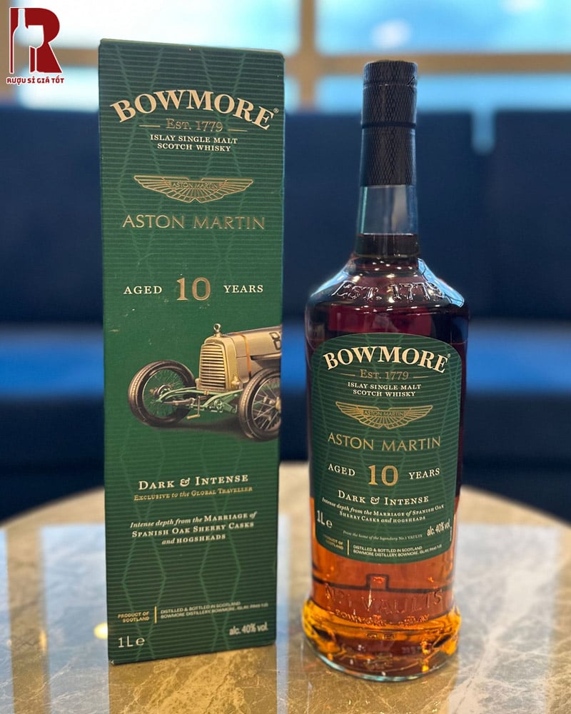 Rượu Bowmore 10 Năm Aston Martin - Limited Edition nhập khẩu chính hãng