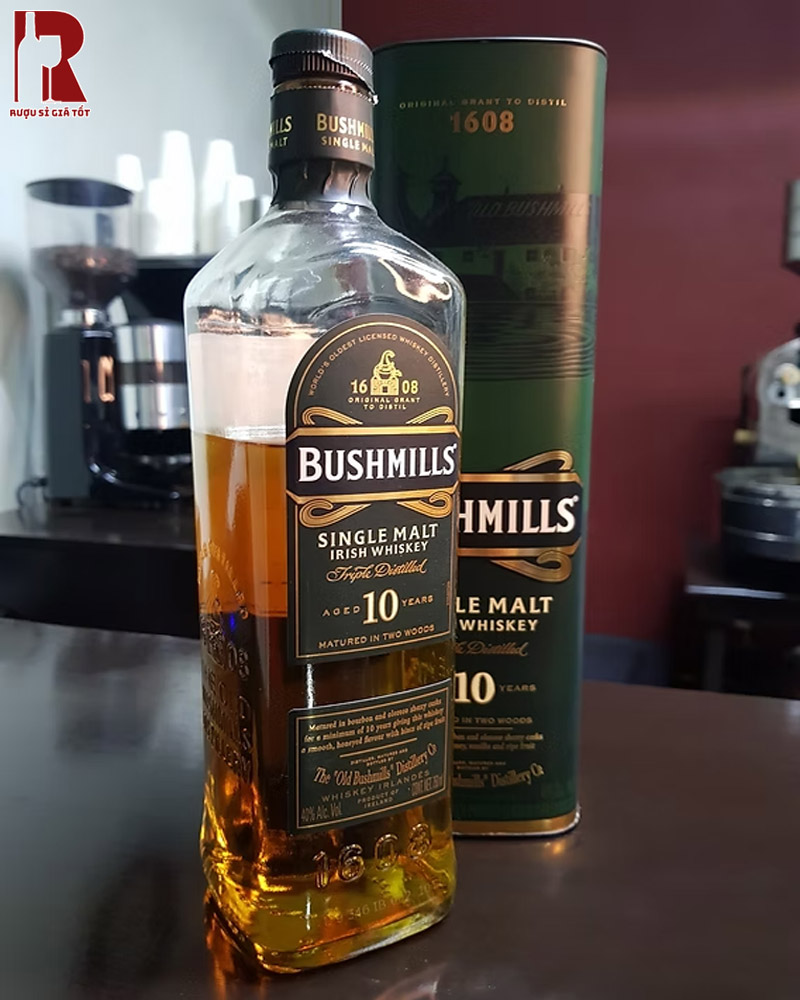 Rượu Whisky Bushmills 10 Năm nhập khẩu giá rẻ