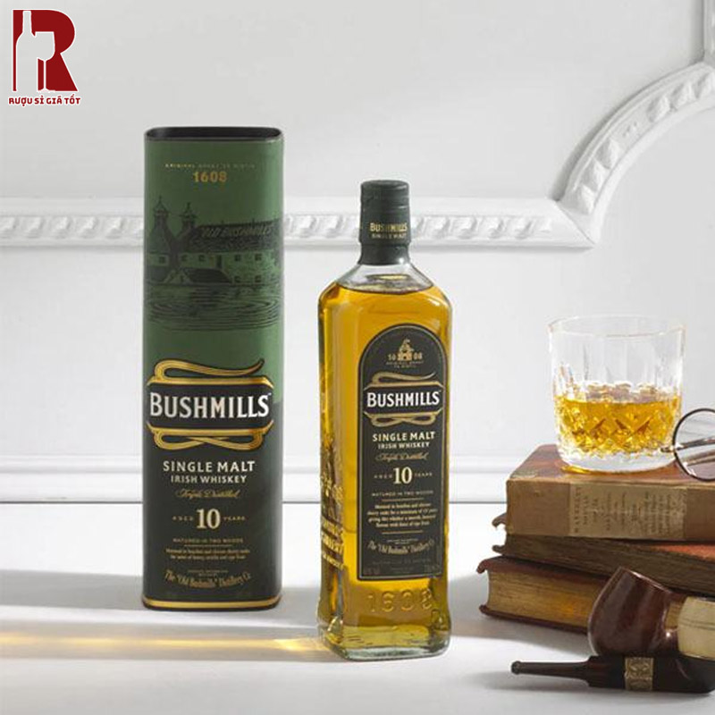 Rượu Whisky Bushmills 10 Năm nhập khẩu giá rẻ chính hãng
