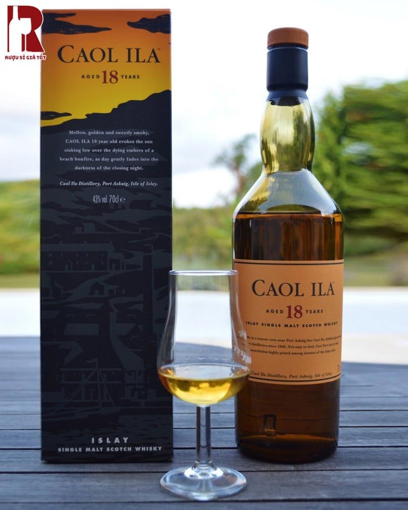 Rượu Cadenhead Caol Ila 18 Năm nhập khẩu giá rẻ chính hãng
