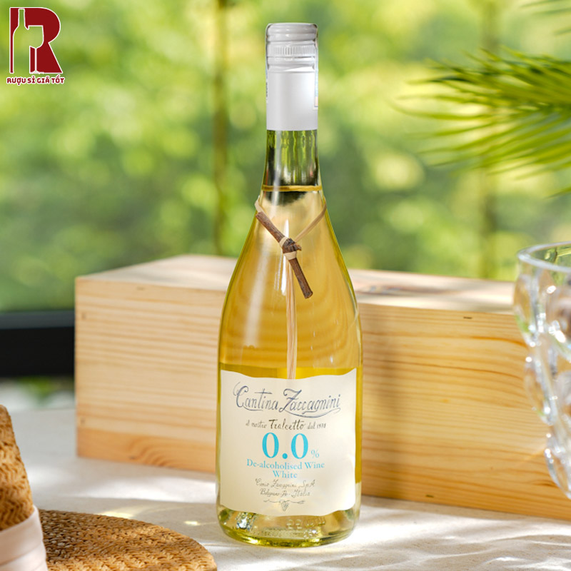 Rượu Vang Ý Trắng Cantina Zaccagnini De-Alcoholised - Vang Không Cồn nhập khẩu