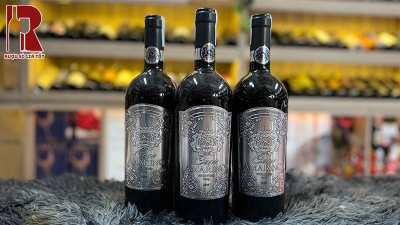 Rượu vang Capo Amarino Primitivo Tem Trắng giá rẻ