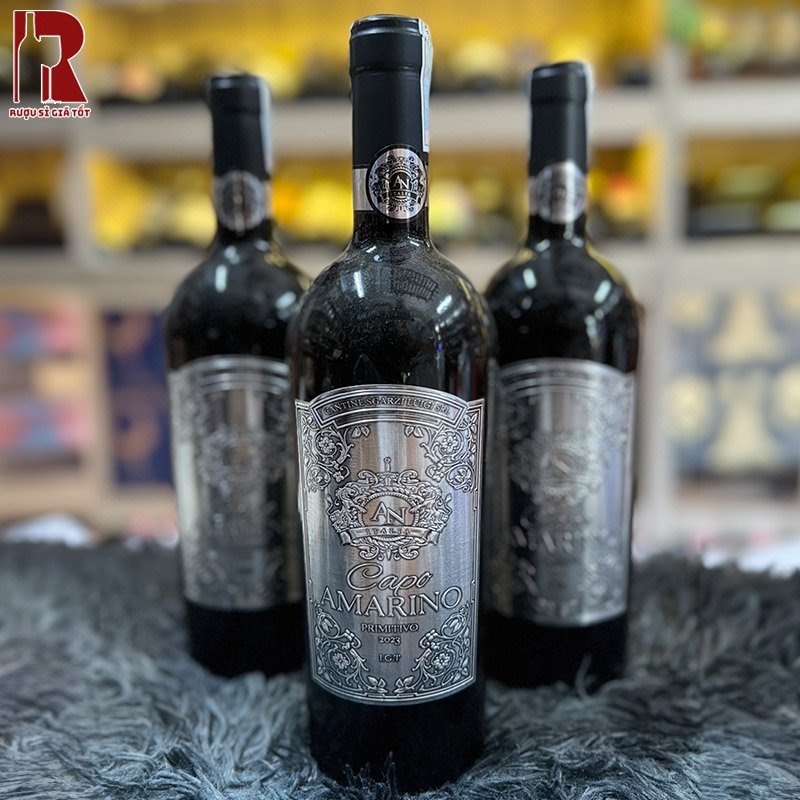 Mua rượu vang Capo Amarino Primitivo Tem Trắng chính hãng