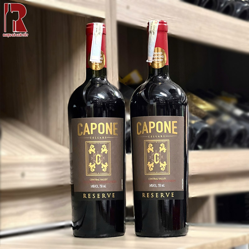 Rượu Vang Chile Đỏ Capone Reserve Cabernet Sauvignon nhập khẩu