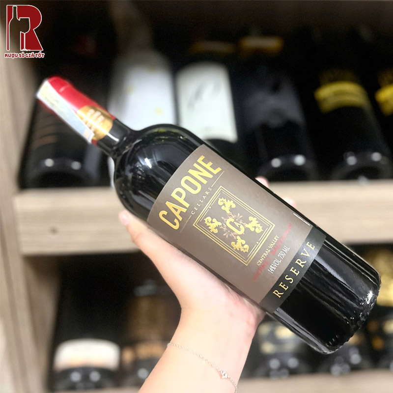 Rượu Vang Chile Đỏ Capone Reserve Cabernet Sauvignon nhập khẩu giá rẻ