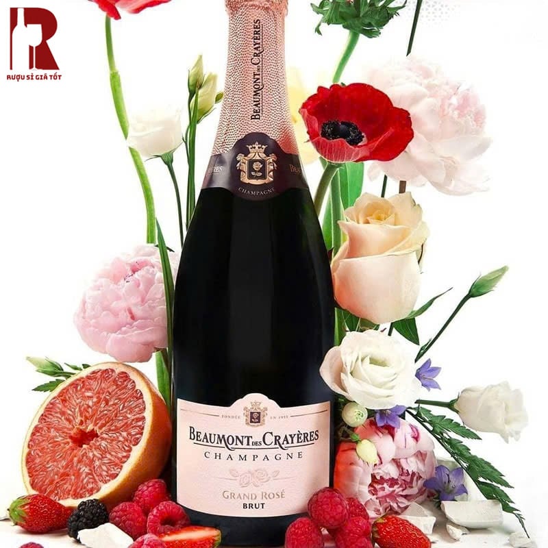 Giá Champagne Beaumont Des Crayeres Grand Rose Brut