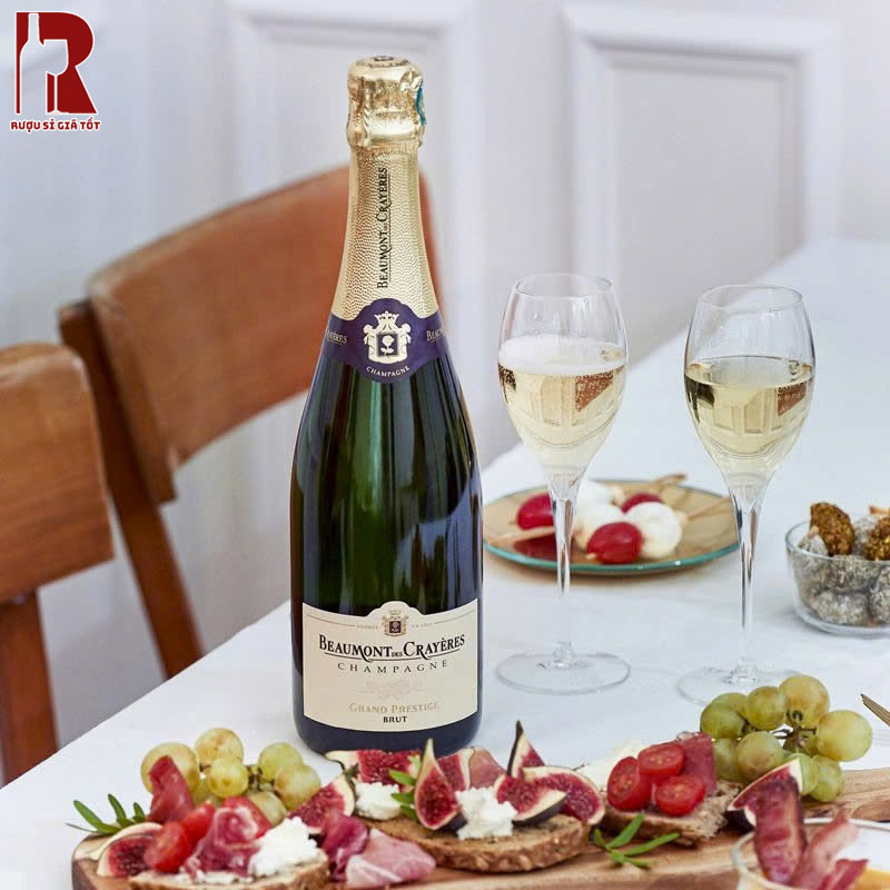 Hương Vị Champagne Beaumont Des Crayeres Grande Reserve Brut