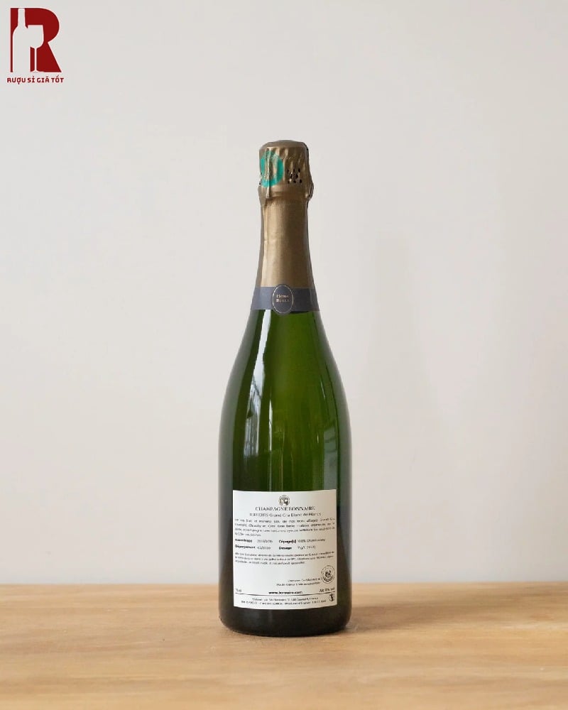 Champagne Bonnaire Terroirs Grand Cru Blanc de Blanc Hảo Hạng Giá Rẻ