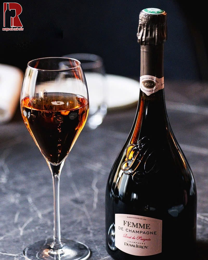 Champagne Duval Leroy Femme De Saignee Hồng Ngon Bổ Rẻ