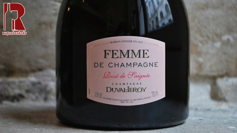 Champagne Duval Leroy Femme De Saignee Hồng Giá Rẻ