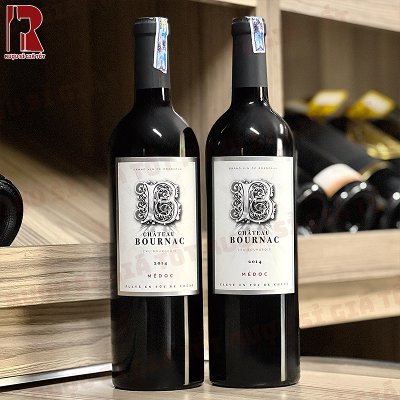 Rượu Vang Pháp Đỏ Chateau Bournac Medoc Cru Bourgeois nhập khẩu