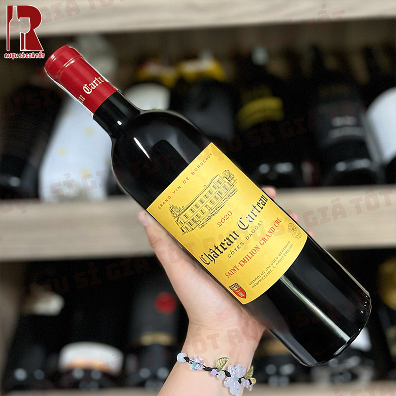 Rượu Vang Pháp Đỏ Chateau Carteau Cotes Daugay Saint Emilion nhập khẩu giá rẻ