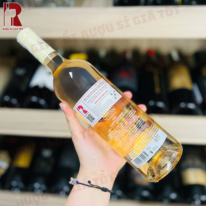 Rượu Vang Pháp Trắng Citran Bordeaux nhập khẩu chính hãng giá rẻ