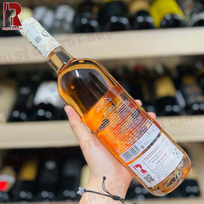 Rượu Vang Pháp Hồng Citran Bordeaux nhập khẩu chính hãng giá tốt
