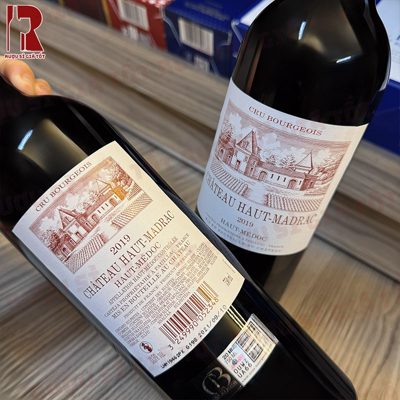 Vang Pháp Đỏ Château Haut Madrac Cru Bourgeois nên được dùng kèm các món thịt đỏ, các món đậm vị hoặc các món Âu