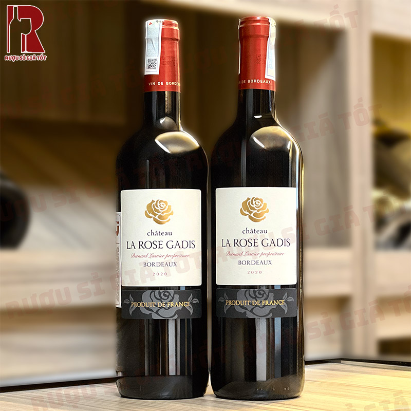 Rượu Vang Pháp Đỏ Chateau La Rose Gadis nhập khẩu