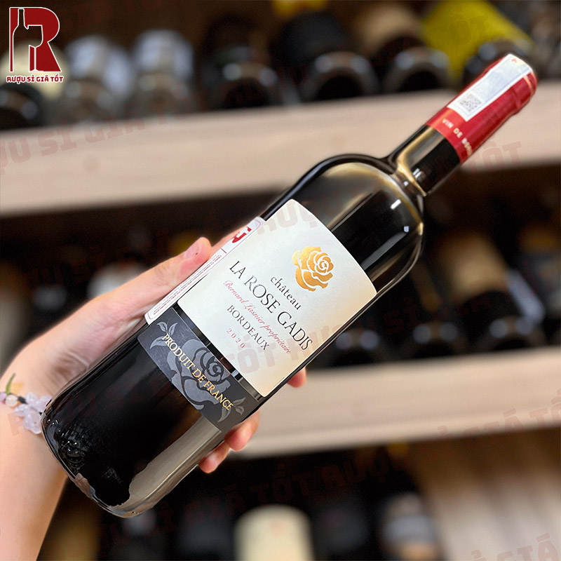 Rượu Vang Pháp Đỏ Chateau La Rose Gadis nhập khẩu chính hãng