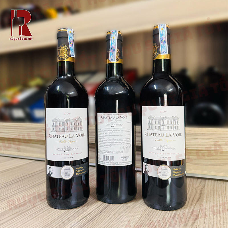 Rượu Vang Pháp Đỏ Chateau La Voie Blaye Cotes De Bordeaux