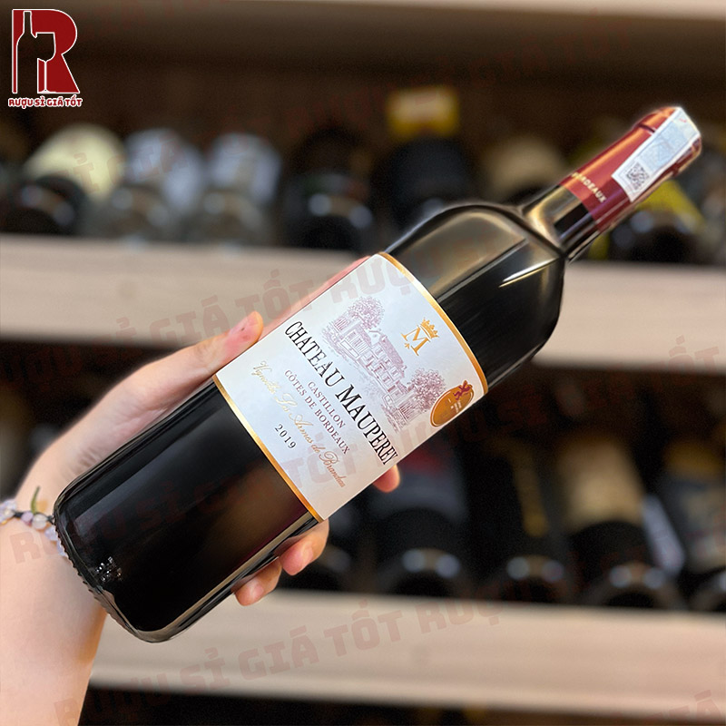 Rượu Vang Pháp Đỏ Chateau Mauperey Castilon Côtes De Bordeaux nhập khẩu giá rẻ