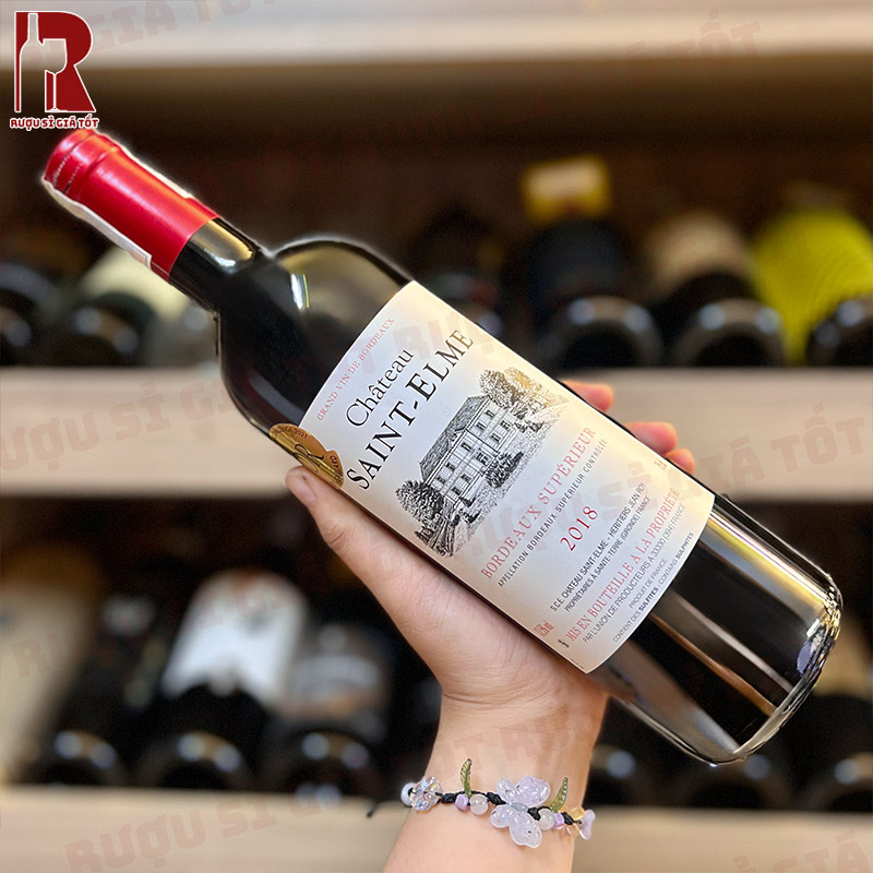 Rượu Vang Pháp Đỏ Chateau Saint Elme Bordeaux nhập khẩu giá rẻ