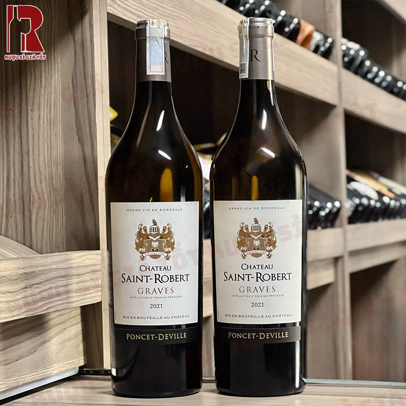 Rượu Vang Pháp Trắng Chateau Saint Robert nhập khẩu