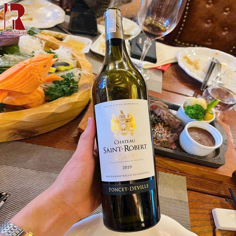 Rượu Vang Pháp Đỏ Chateau Saint Robert Poncet Deville Graves nhập khẩu chính hãng giá rẻ