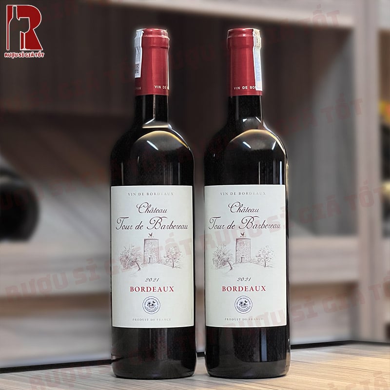Rượu Vang Pháp Đỏ Chateau Tour De Barbereau nhập khẩu