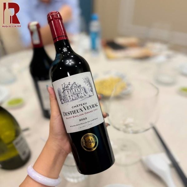 Rượu Vang Pháp Đỏ Chateau Destieux Veyrac Saint Emilion Grand Cru