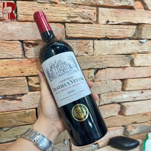 Rượu Vang Pháp Đỏ Chateau Destieux Veyrac Saint Emilion Grand Cru