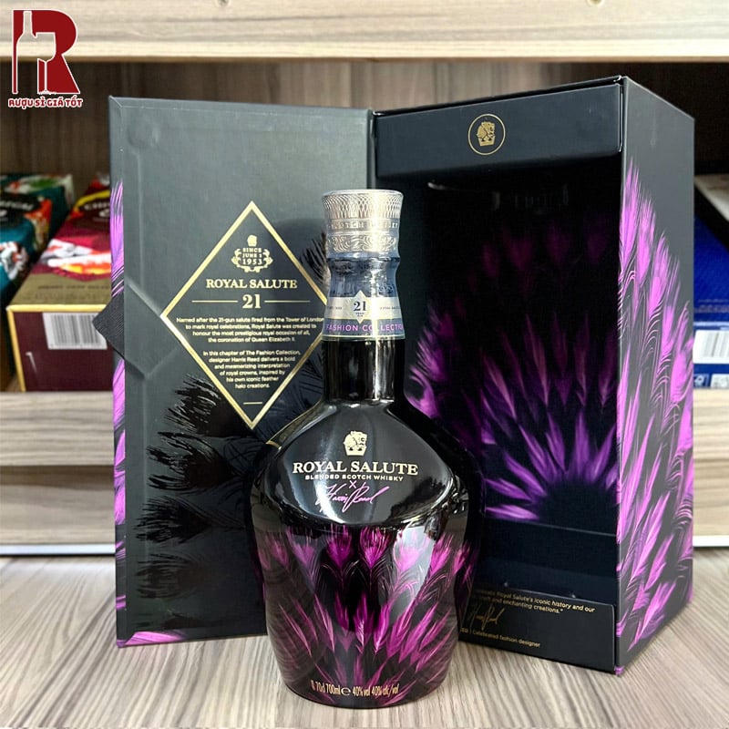 Chivas 21 Năm Harris Reeded BSW Fuchsia