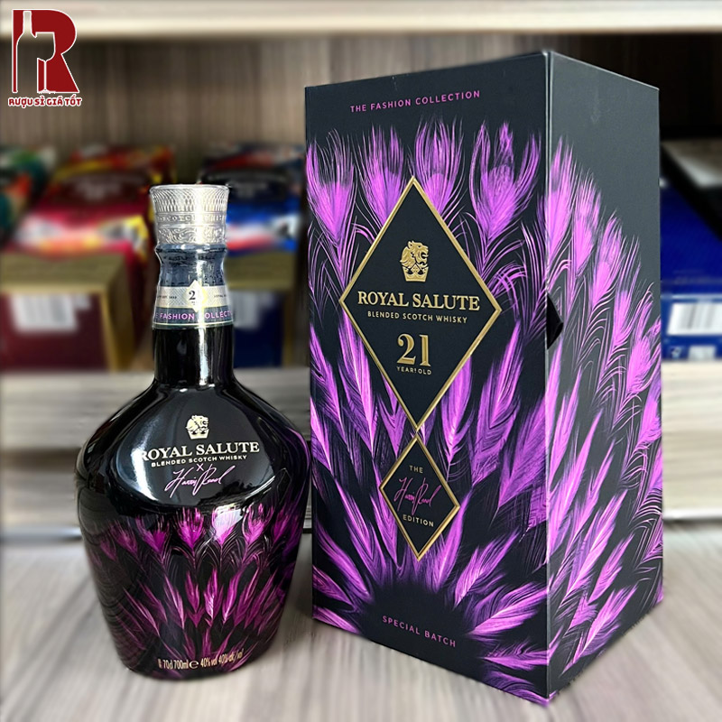 Rượu Chivas Royal Salute 21 Năm Harris Reeded BSW Fuchsia