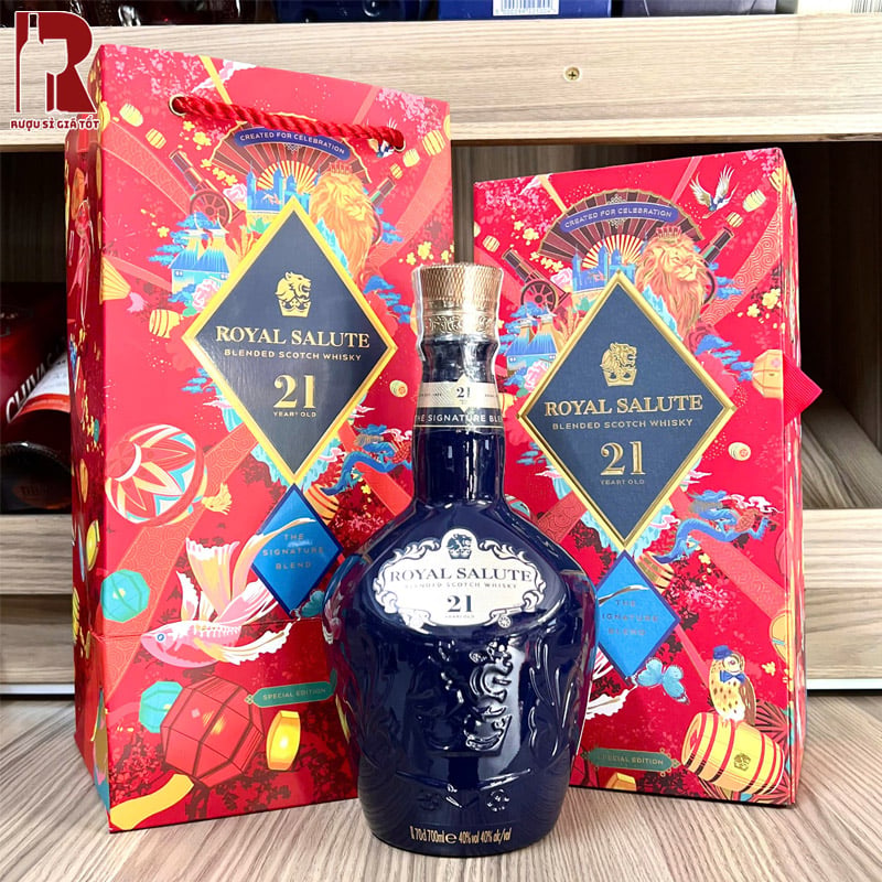 Rượu Chivas Royal Salute 21 Năm Hộp Đỏ có quy trình sản xuất vô cùng phức tạp