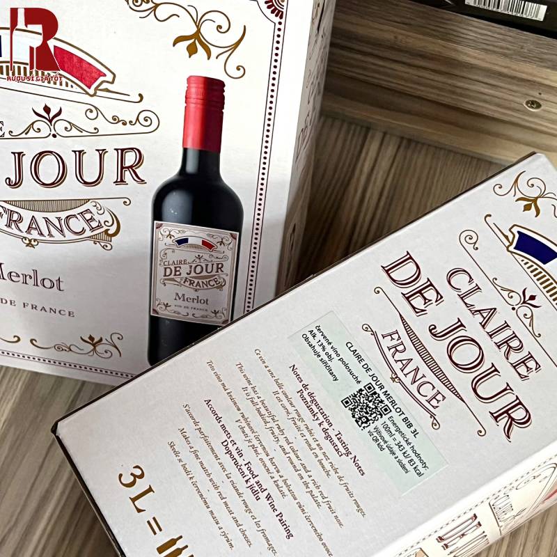 Vang Claire De Jour Merlot 3L