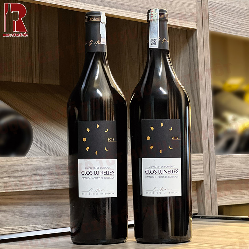 Rượu Vang Pháp Đỏ Clos Lunelles Castillon Cotes de Bordeaux nhập khẩu