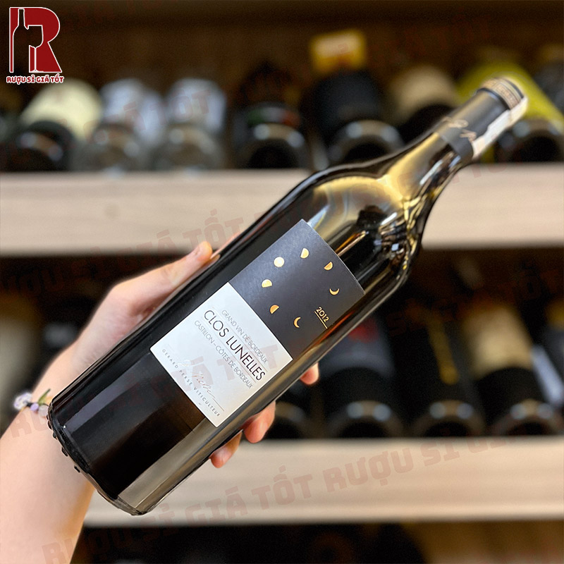Rượu Vang Pháp Đỏ Clos Lunelles Castillon Cotes de Bordeaux nhập khẩu giá rẻ