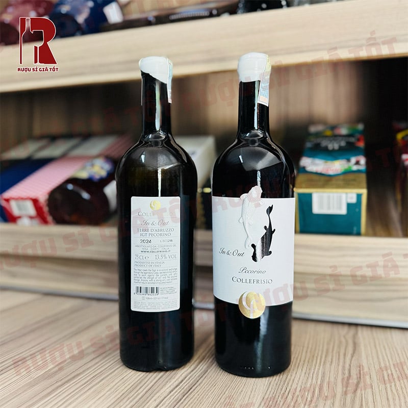 Rượu Collefrisio CF In & Out Pecorino Cá Chép Trắng