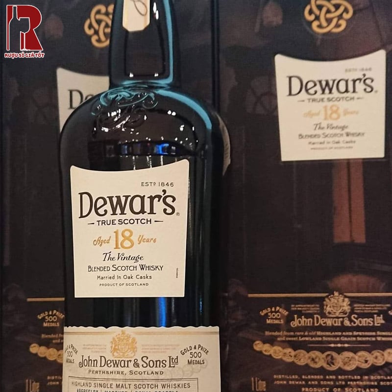 Rượu Dewar's 18 Năm nhập khẩu giá rẻ