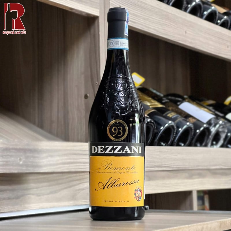 Rượu Vang Ý Đỏ Dezzani Piemonte Albarossa nhập khẩu