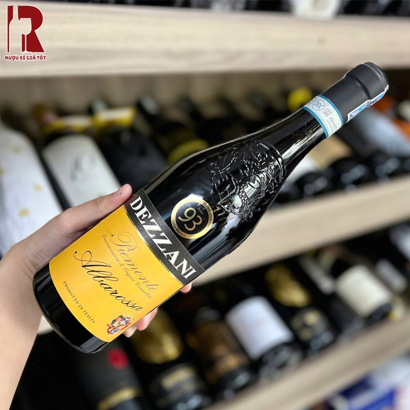 Rượu Vang Ý Đỏ Dezzani Piemonte Albarossa nhập khẩu giá rẻ