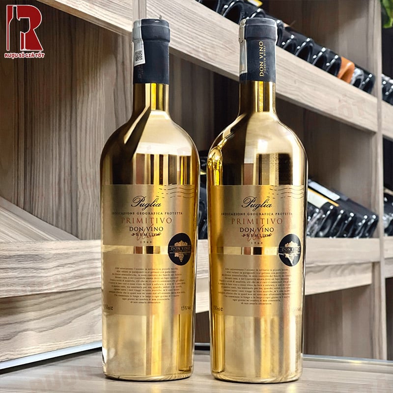 Don Vino Primitivo Gold dễ dàng được kết hợp với các món ăn như phô mai, mì Ý