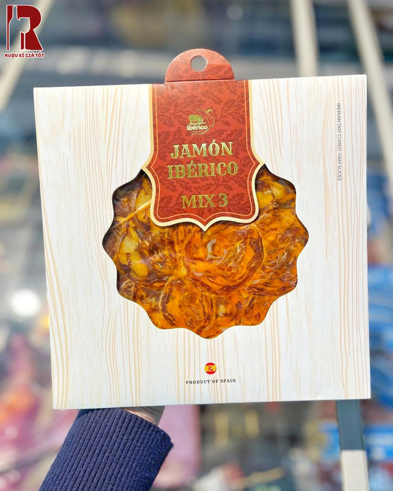 Giá Đùi Heo Muối Montesano Iberico Mix 3 Cắt Lát