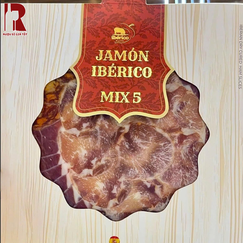 Giá Đùi Heo Muối Montesano Iberico Mix 5 Cắt Lát
