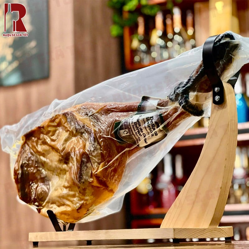 Đùi Heo Muối Tây Ban Nha Iberico Cebo - Deraza (Đùi Trước 24 Tháng) cao cấp