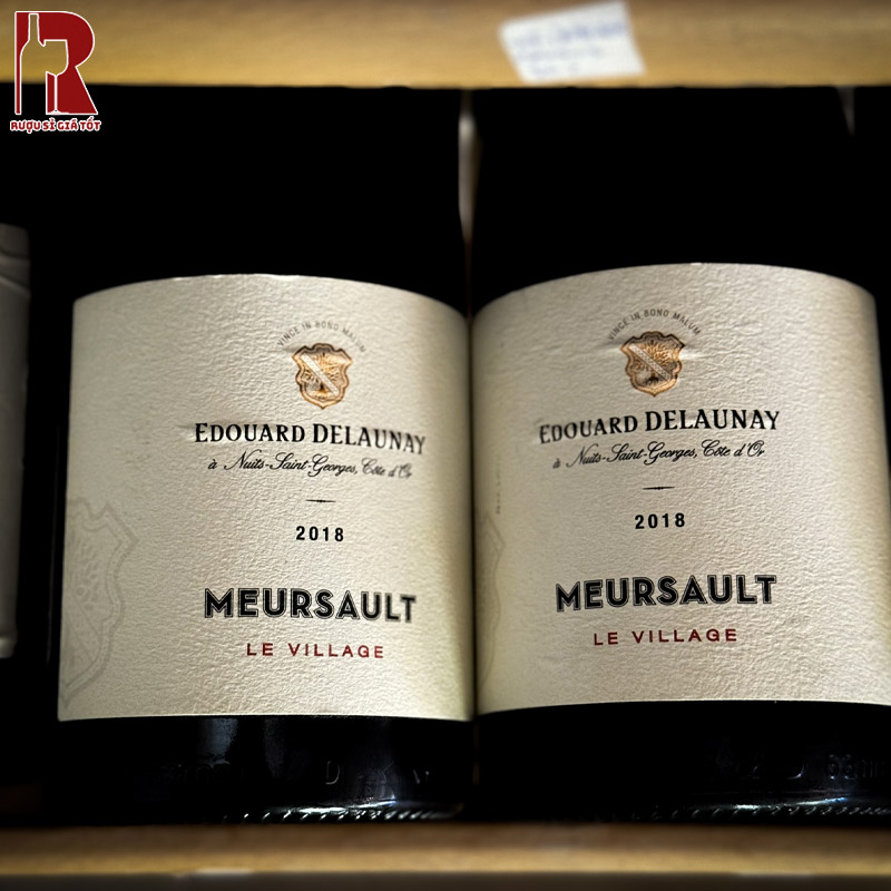 Thiết Kế Chai Edouard Delaunay Le Village Meursault AOC Độc Đáo