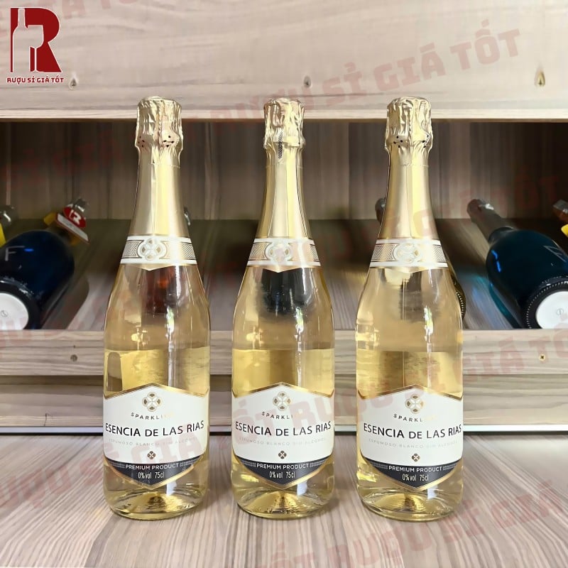 Rượu Vang Nổ Không Cồn Esencia De Las Rias White Sparkling