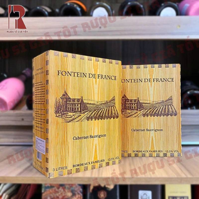 Rượu Vang Pháp Fontein de France 3L