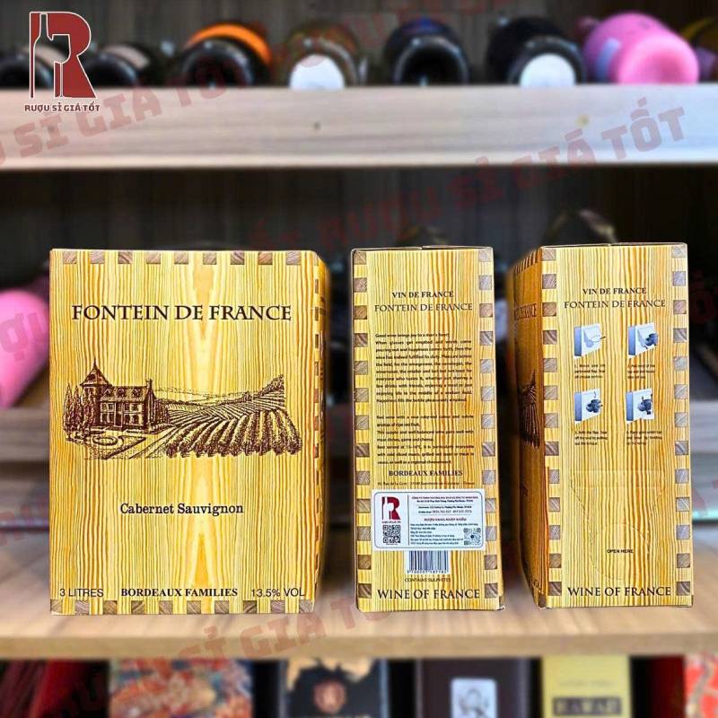 Rượu Pháp Fontein de France 3L
